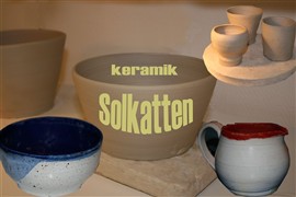 Solkatten -keramik och fotografi